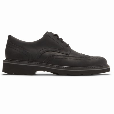 Rockport Charlee Waterproof Wingtip Oxfords Schuhe Herren Schwarz FKJ-859032